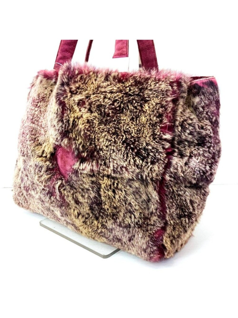 Chanel Rabbit Handbag Suede - Picture 7 of 9